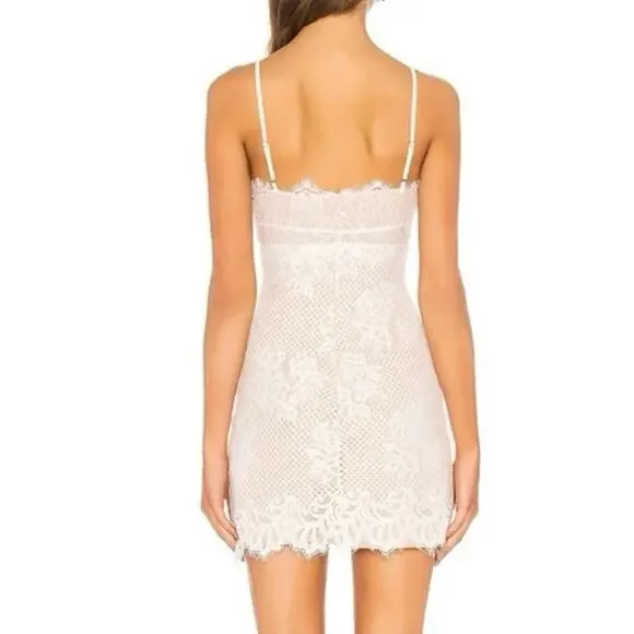Majorelle Apollo Lace Mini Dress in Ivory Size Small - Picture 5 of 9